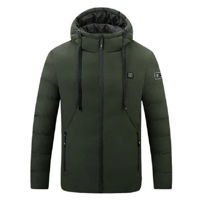 Veste chauffante électrique à 4 zones pour l’hiver