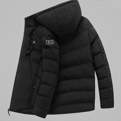 Veste chauffante électrique à 4 zones pour l’hiver