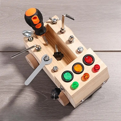Tableau éducatif Montessori à LED 6 pièces avec vis de montage 8