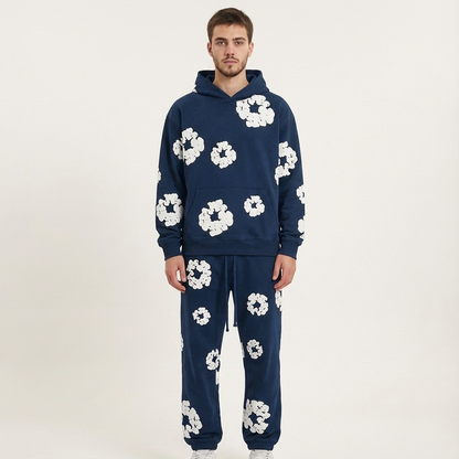 Elegante Heren Sweater met Bloemen – Chic Comfort voor de Lente