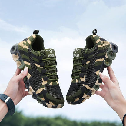 Chaussures orthopédiques respirantes motif camouflage