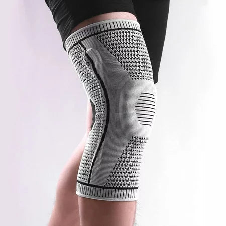 Genouillère ergonomique flexible de maintien sportif