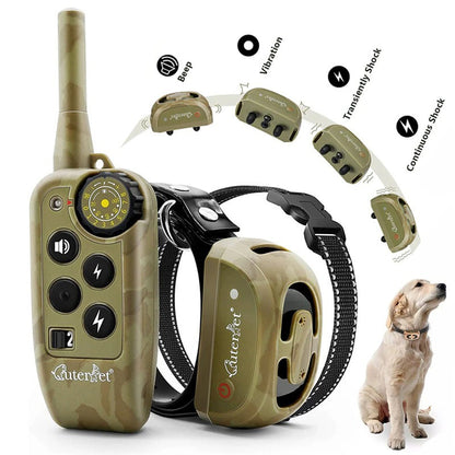 Collier Anti-Aboiement Électrique pour Chien - Santeova