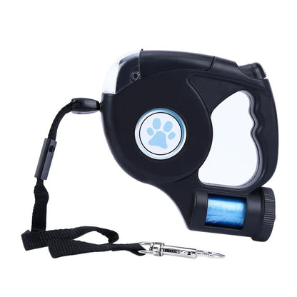Laisse extensible à LED pour chien