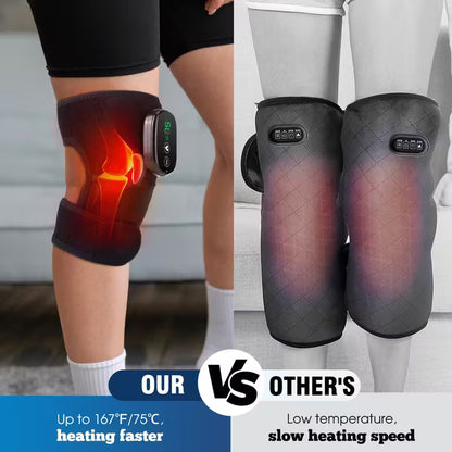 ThermaFlex™ – Verwarmende kniebandage met vibratie voor knie, elleboog en schouder