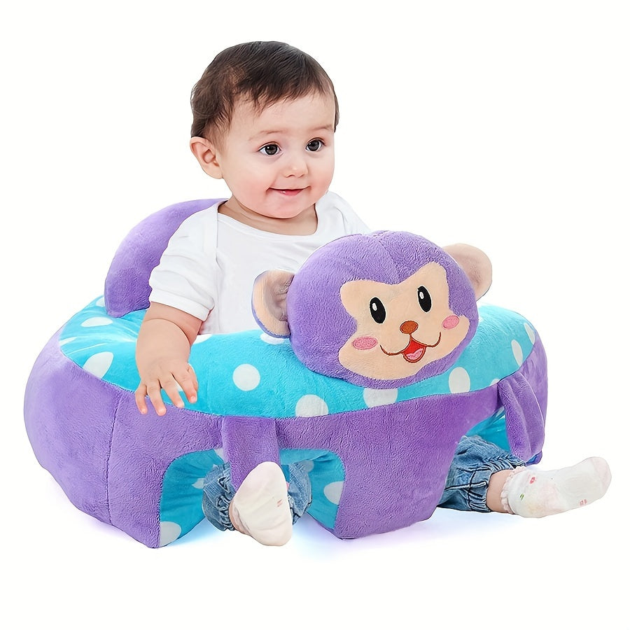 Kinderstoel in olifantenpluche - comfortabel en speels zitje