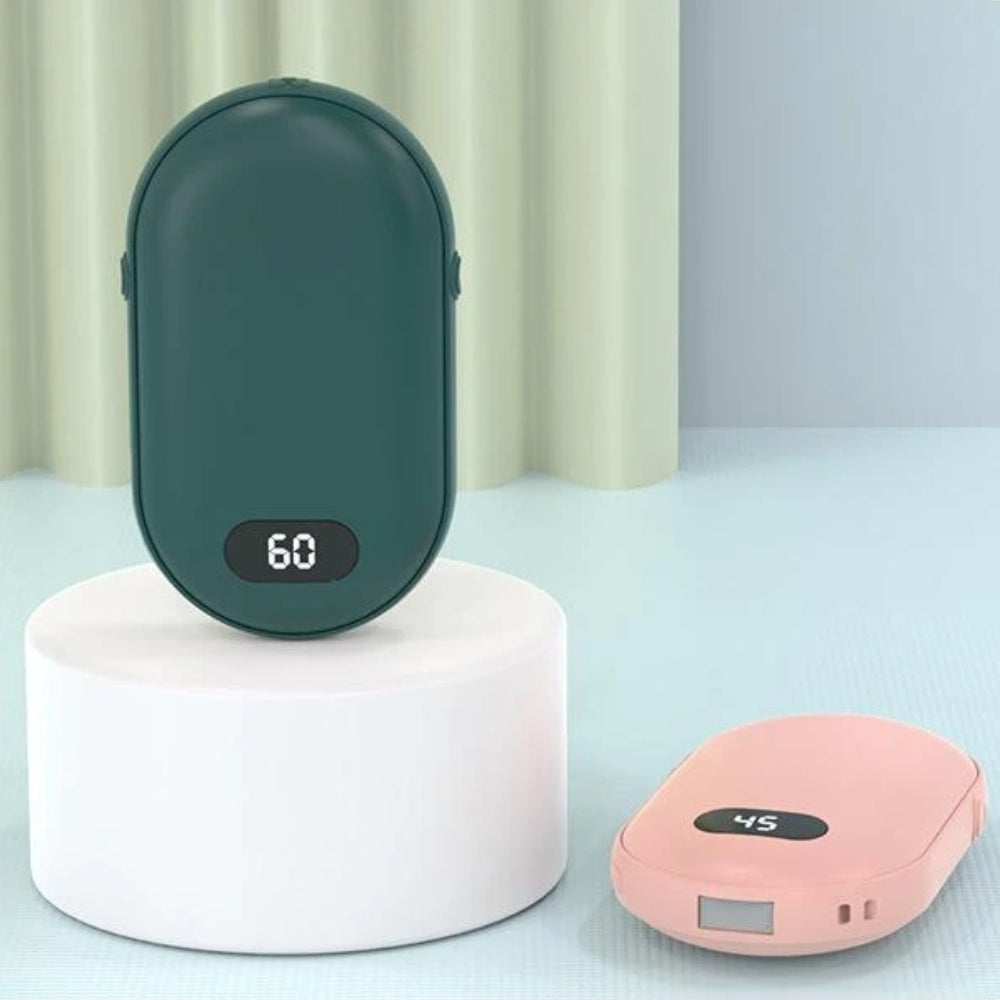 Draagbare handwarmer en compacte powerbank