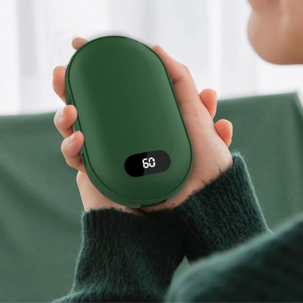 Chauffe-mains rechargeable 2 en 1 avec batterie externe