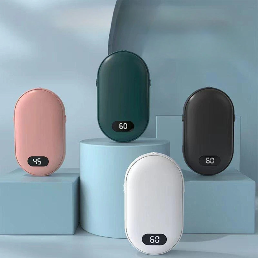 Chauffe-mains rechargeable 2 en 1 avec batterie externe