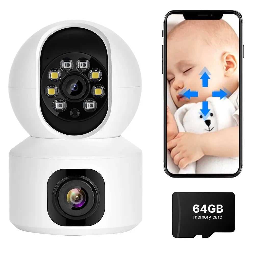 Digitale babyfoon met brede kijkhoek