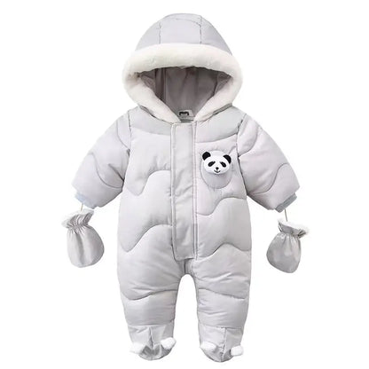 Schattige baby overall met speelgoedprint