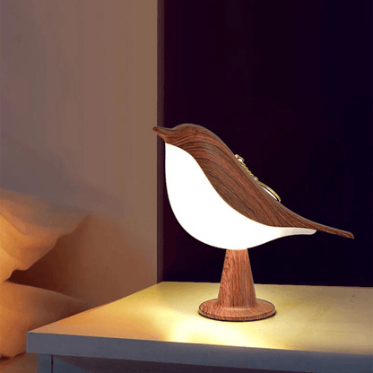 Elegante tafellamp met vogelontwerp