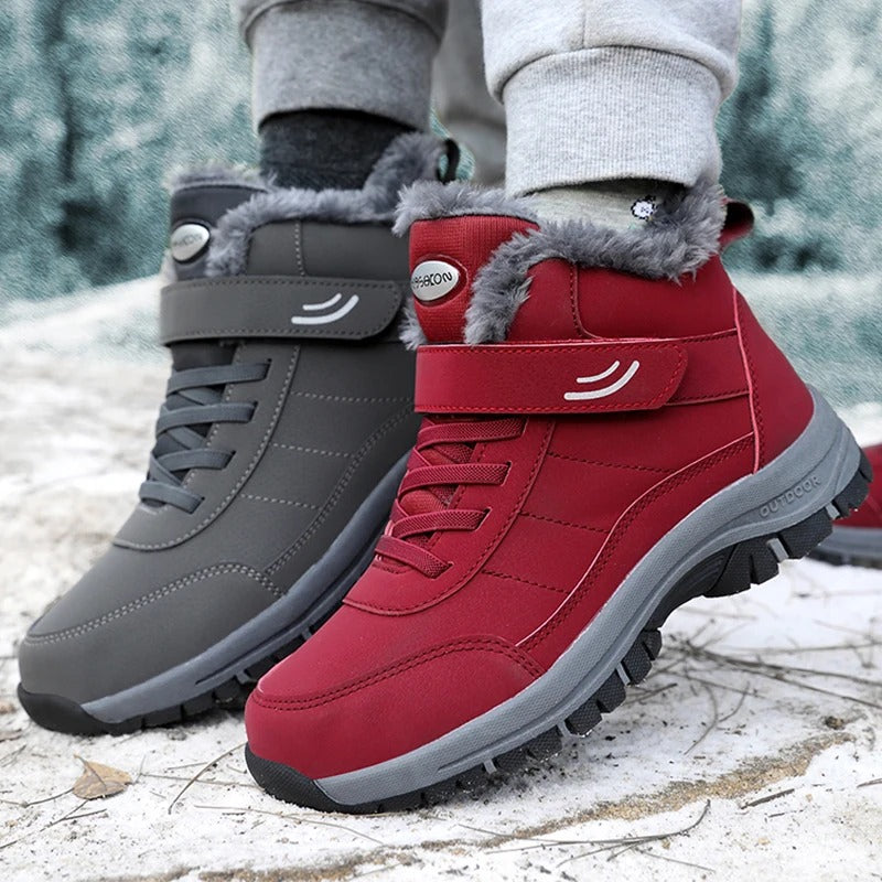 Bottes de neige légères à fourrure synthétique
