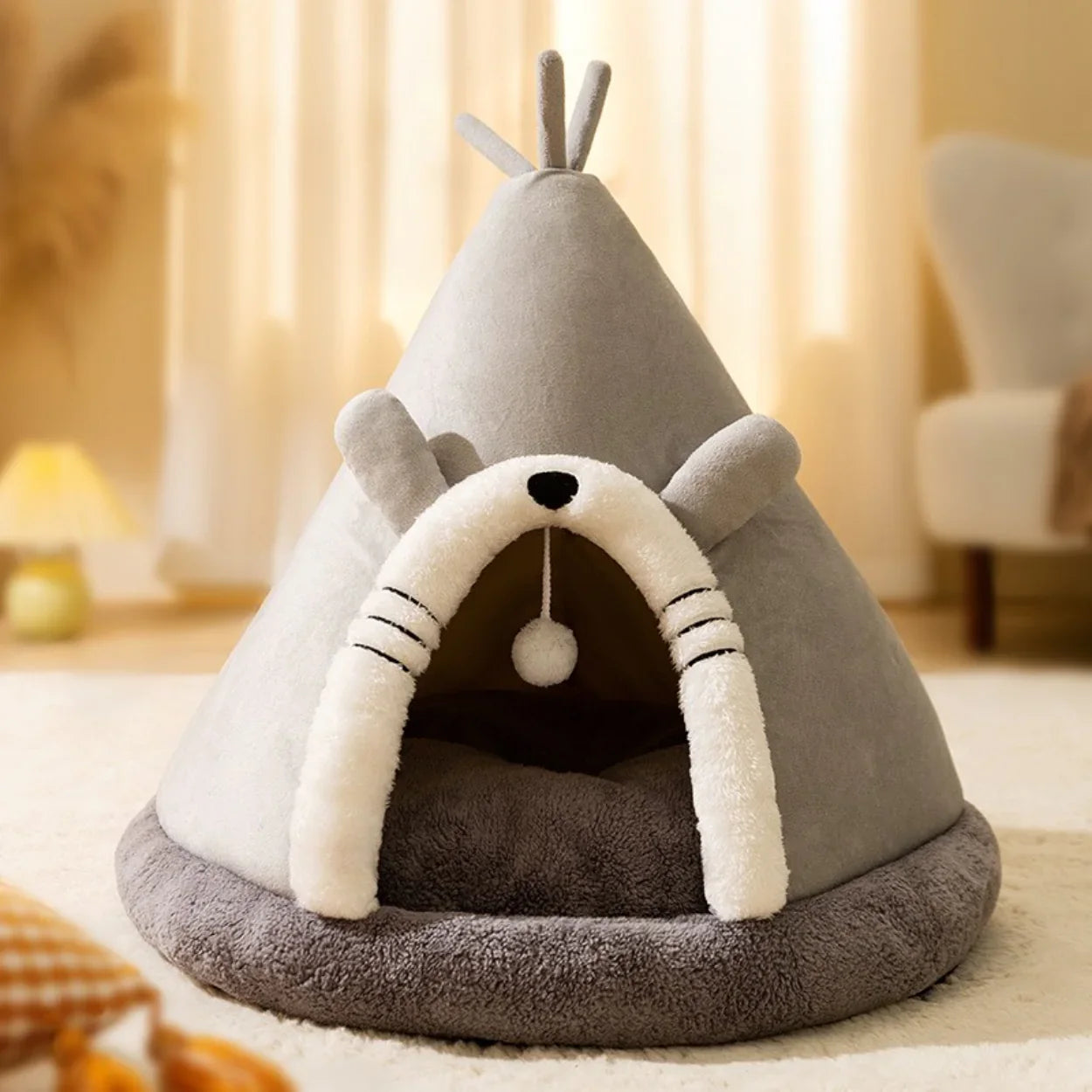 Schattig kattenhuisje