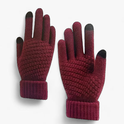 Zachte elastische winterhandschoenen met touchscreen