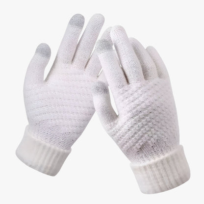 Zachte elastische winterhandschoenen met touchscreen