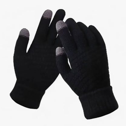 Zachte elastische winterhandschoenen met touchscreen