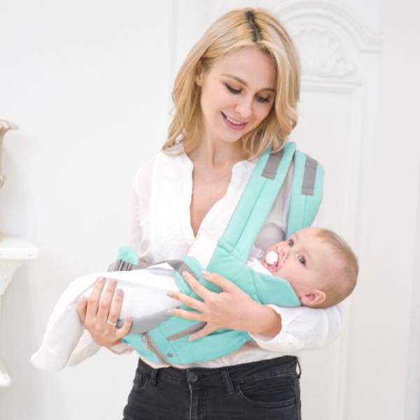 Porte-bébé ergonomique réglable en tissu respirant