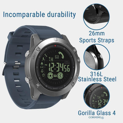 Montre connectée tactique compatible iOS et Android