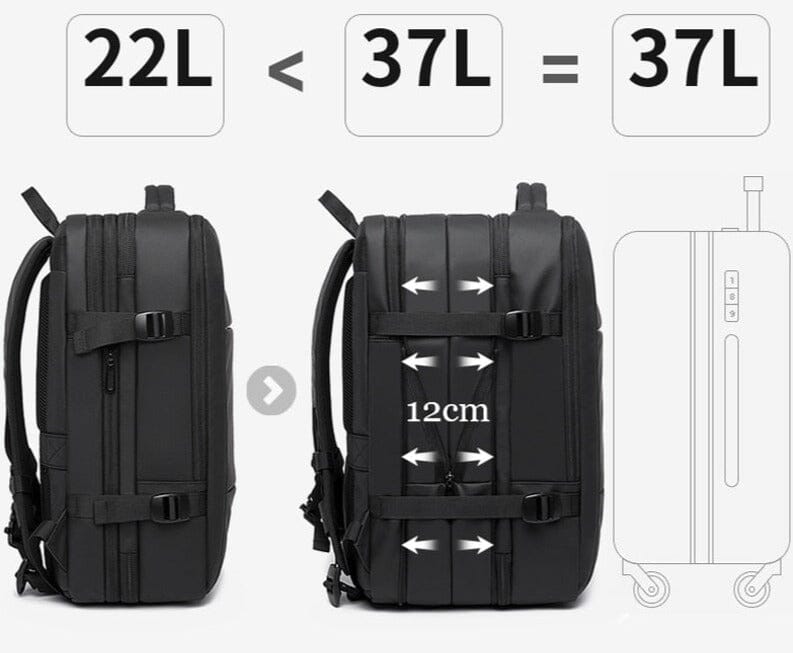 Sac à dos de voyage léger cabine avion