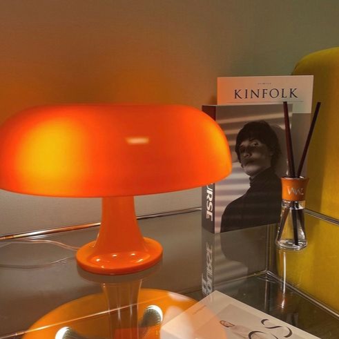 Lampe champignon LED design nordique
