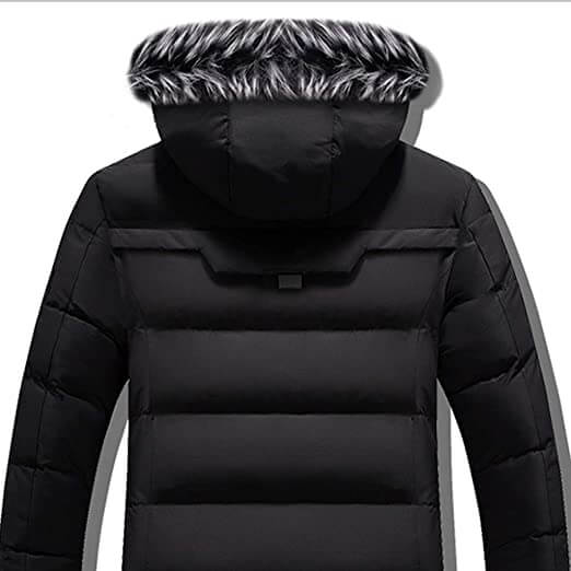 Manteau d'hiver chaud à capuche en fourrure synthétique